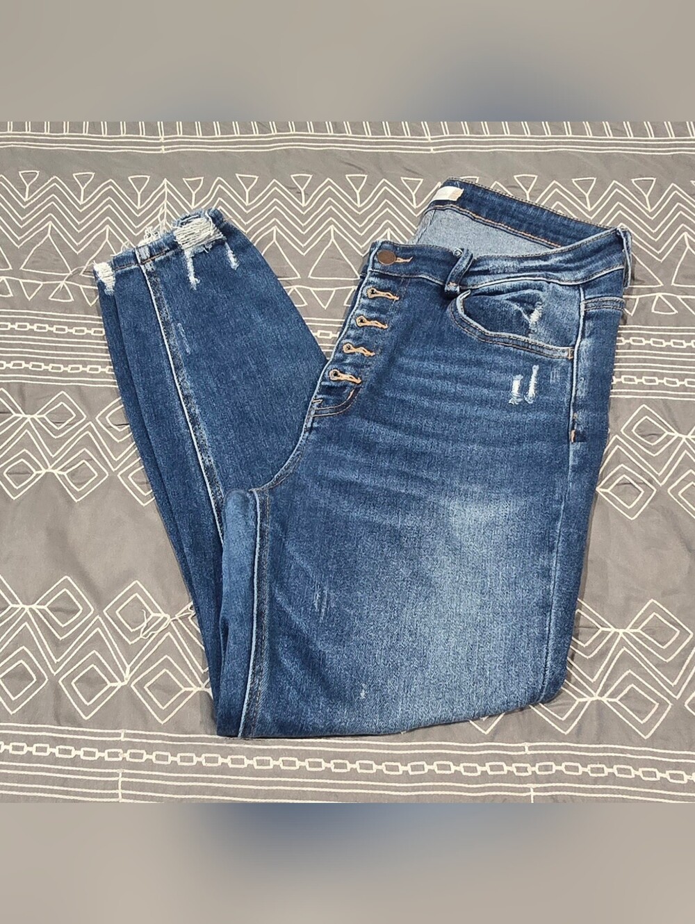 Altar'd State High Waisted Distressed Skinny Jeans Size 30